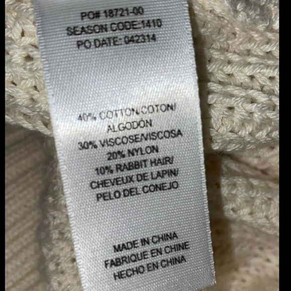 Ella Moss Ivory Jersey Sweater - Picture 11 of 11